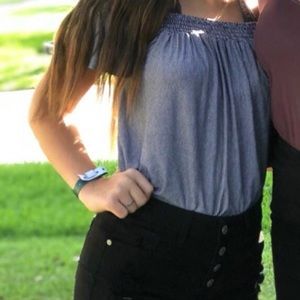 Soft and sexy american eagle off the shoulder top.